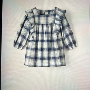 Ruffled Plaid Dress 2-3 years